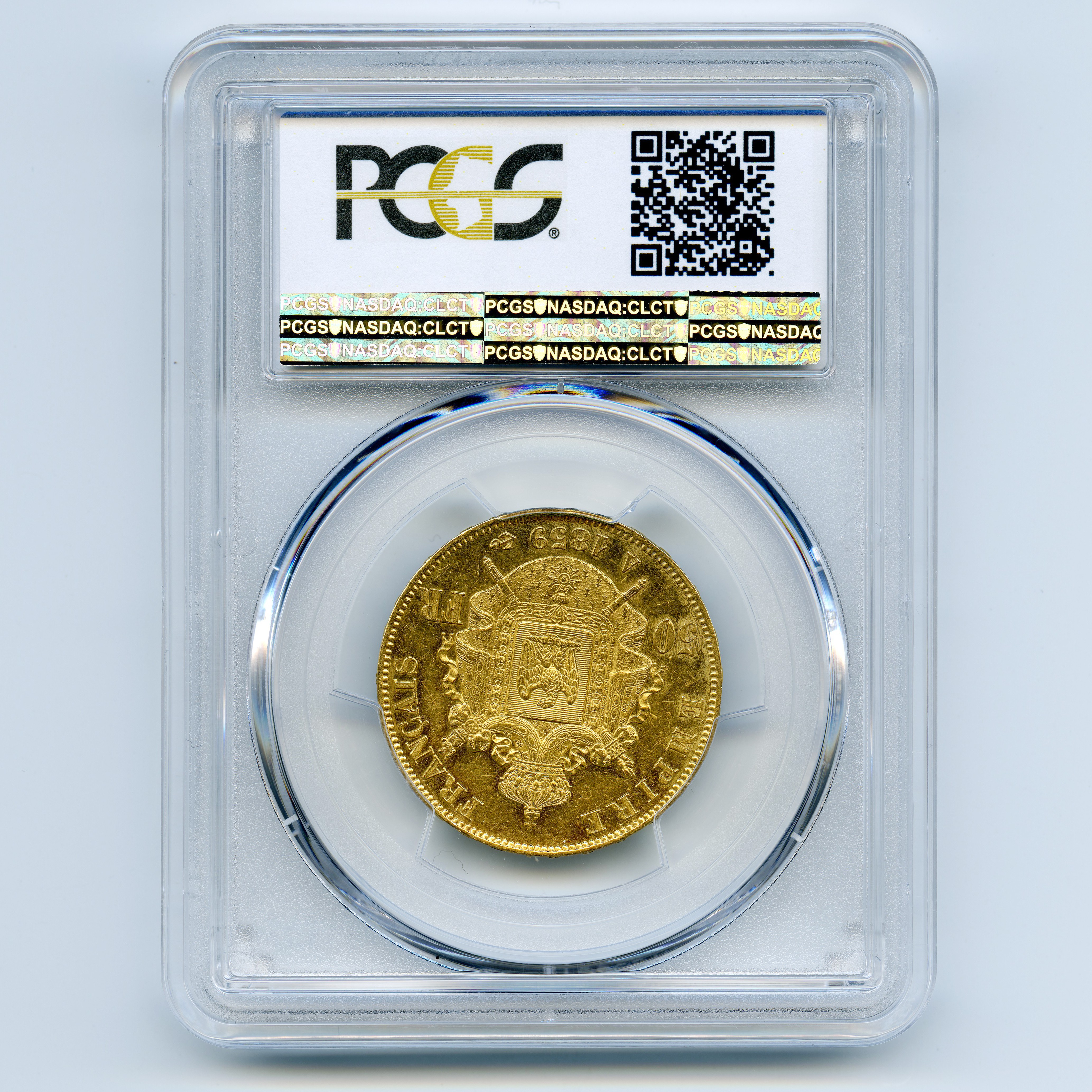 Napoléon III - 50 Francs - 1859 A revers