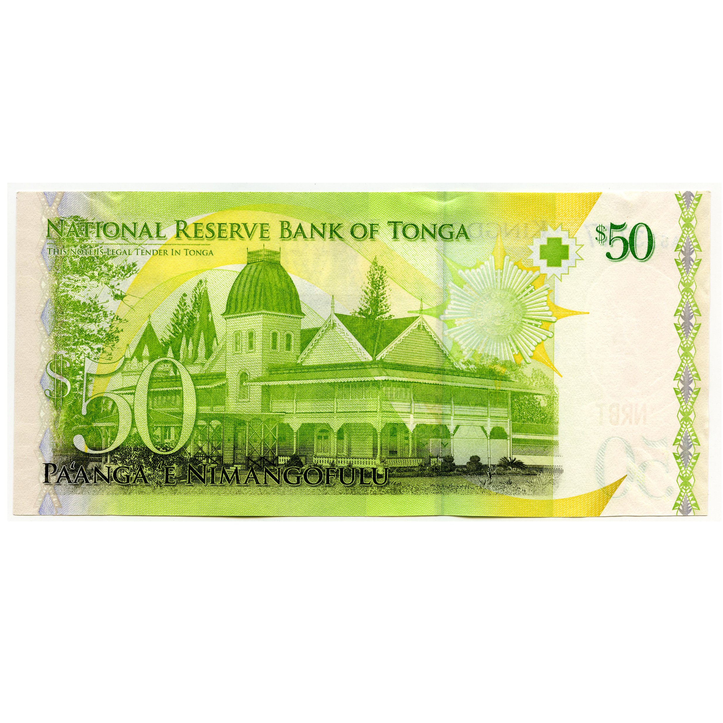 Tonga - 50 Pa'anga - A623747 revers