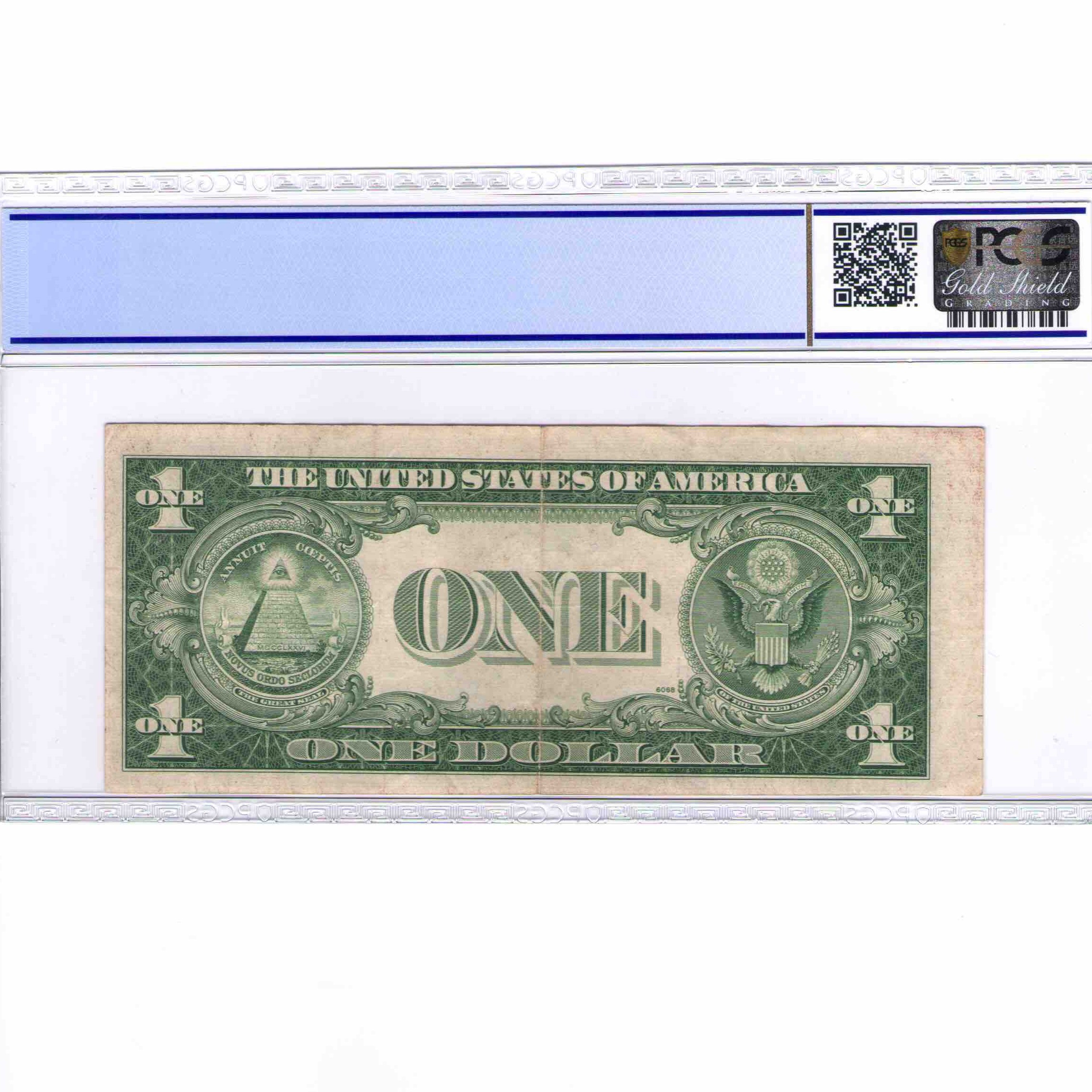 USA - 1 DOLLAR Silver certificate revers