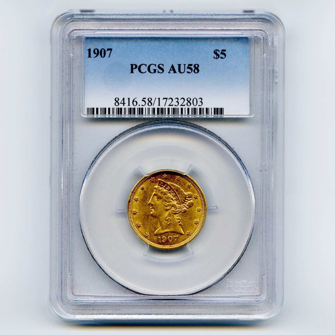 USA - 5 Dollars - 1907 avers